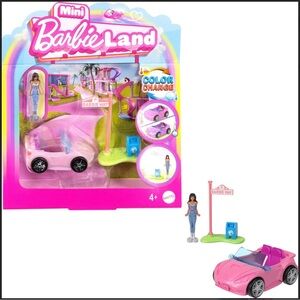 Mini Barbie Pink Color-Change Convertible Playset